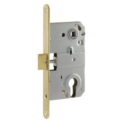 Корпус замка М 25-85мм (зол.) под цилиндр "Нора-М"