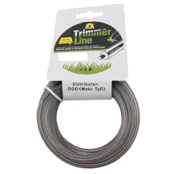 Леска для триммера износостойкая круг 2,4мм/15м (60 шт.)