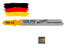 Пилка WILPU HW 12  5шт/уп.(ан.119B) для мягкого дерева до 15мм, изоляц. материала
