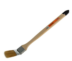 Кисть радиаторная, 38мм, натуральная щетина деревянная ручка, 4Walls Master