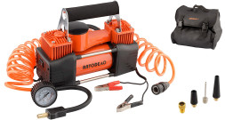 44437 Автокомпрессор 12V двухпоршневой (10,5 АТМ 65L/MIN) АвтоДело PRO