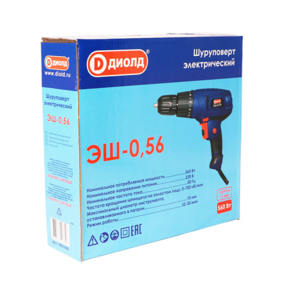 Шуруповерт электрический 560Вт (ЭШ-0,56) "ДИОЛД"