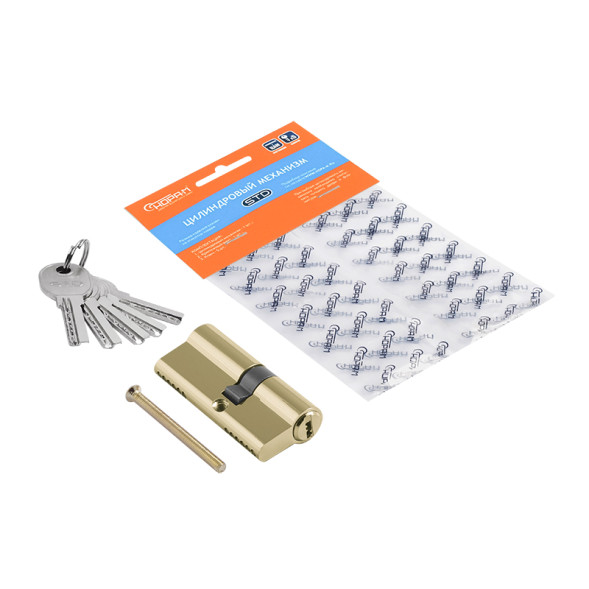 Цилиндр.мех-м STD AL ЛП-70 (золото) (40-30) "Нора-М"