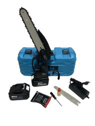 Бесщеточная цепная пила, 8&quot;+ 10&quot;, 21v, 4Ah аккум. 2шт, Шина 2шт, цепь 2шт, Кейс, З/У GROWER