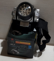 Фонарь налобный светодиодный HEADLAMP 12 Led