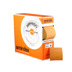 Абразивная бумага на поролон. основе в рулоне с перф. SMIRDEX 135 Abrasoft, 115мм*25м Р180 (из рул.)