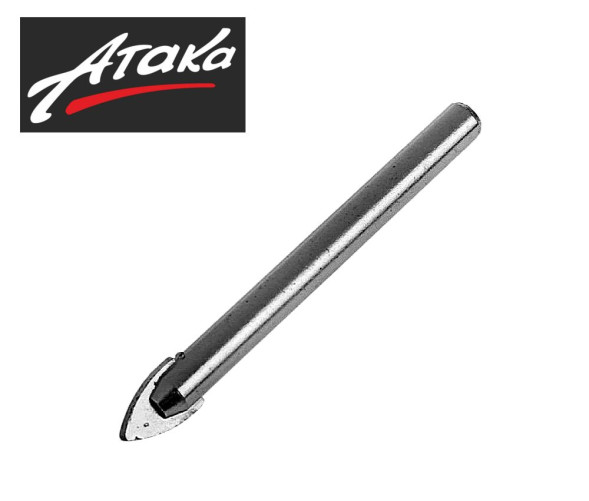 Сверло по стеклу, кафелю Ф4 Атака