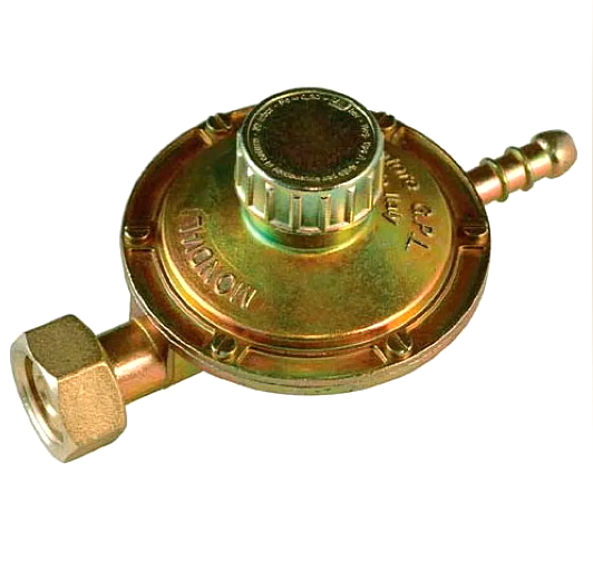 Редуктор газовый с регулятором, (штуцер) латунь