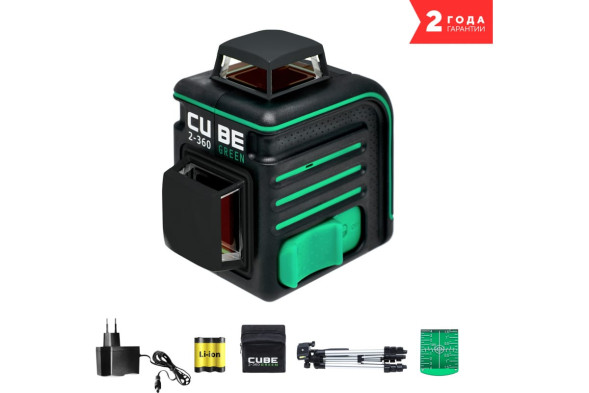 Лазерный уровень ADA CUBE 2-360 Green