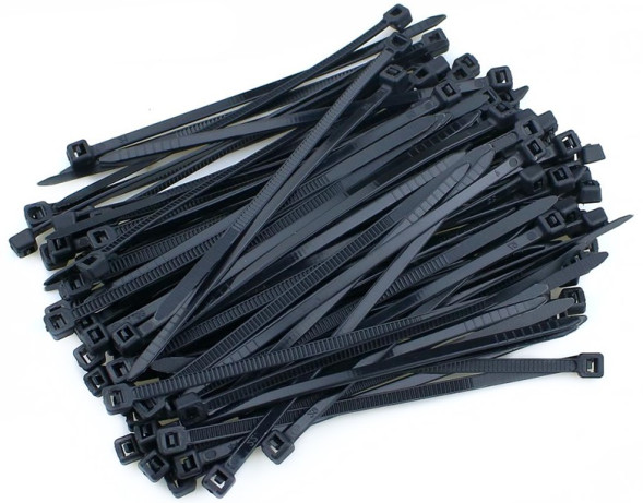 Хомут пластиковый 4,6(5)х 500 черн.(уп.100 шт.) NORMAL