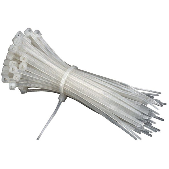 Хомут пластиковый 4,6(5)х 500 бел.(уп.100 шт.) NORMAL