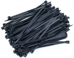 Хомут пластиковый 7,6(8)х 350 черн.(уп.100 шт.) NORMAL