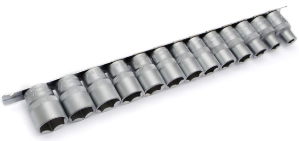 620113 Набор головок 6-ти гранных 1/2&quot; 13пр. (5шт)