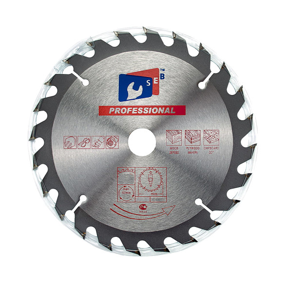 Диск пильный по дереву 150*24*22,23 СЕБ